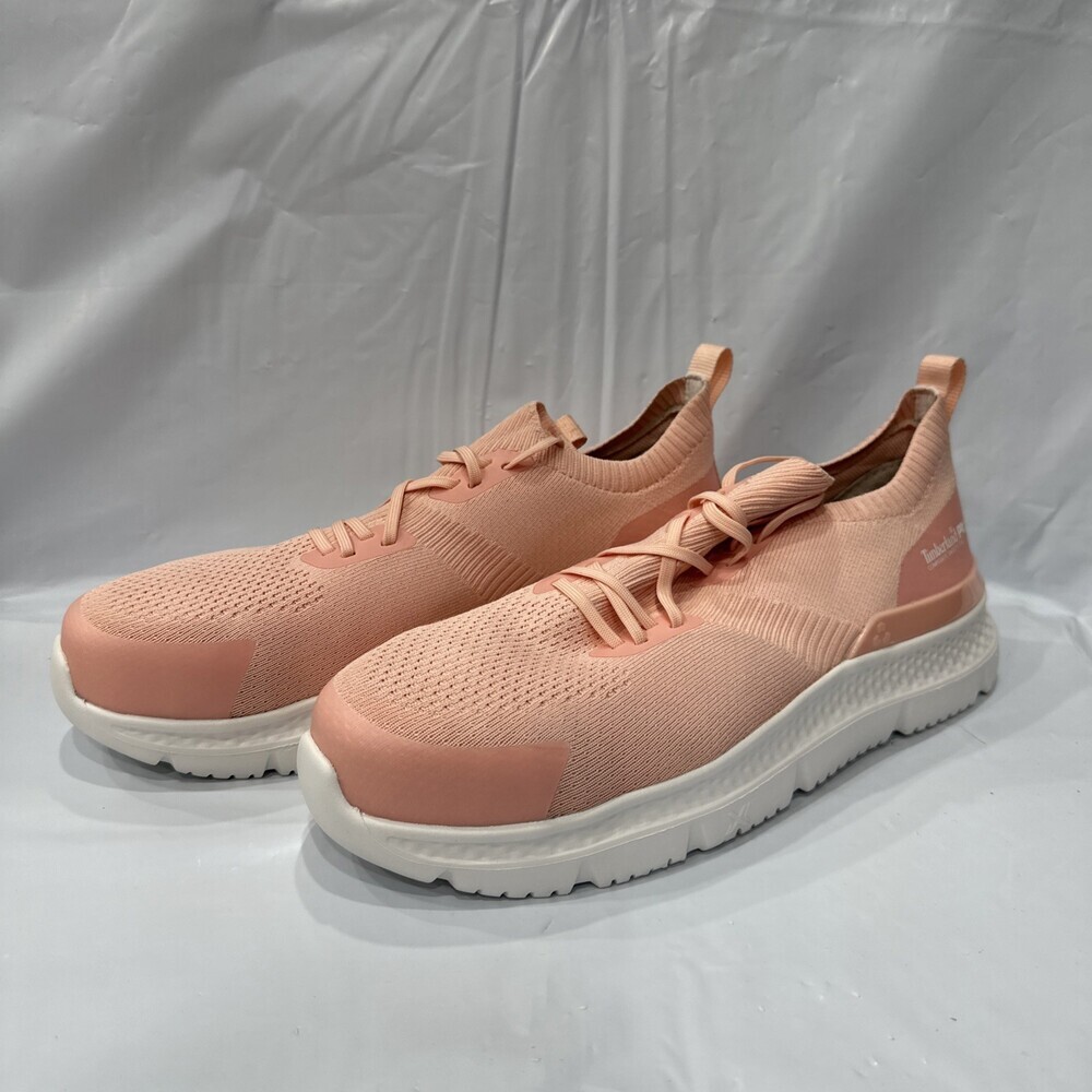 Timberland Pro Setra Knit TB0A5VKY661 Women 9.5 Pink Comp Toe Work Shoes EBS1123